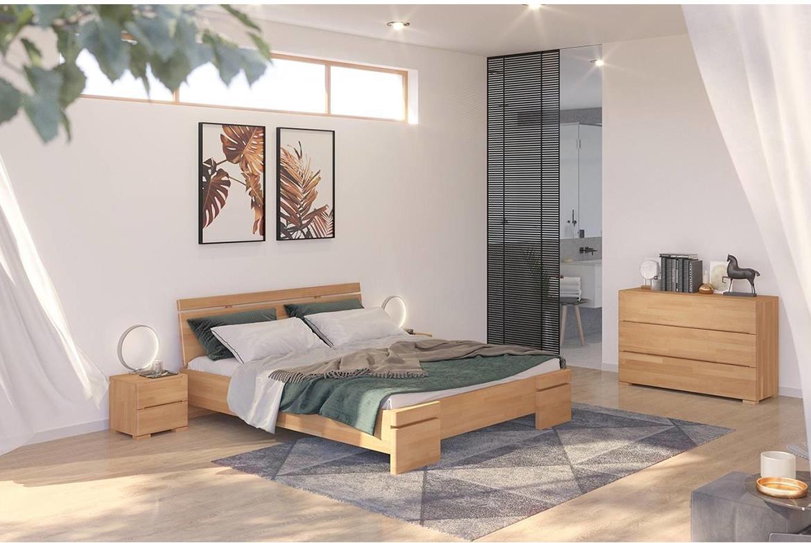 Skandica Sparta krevet 145,5x220x86 natur