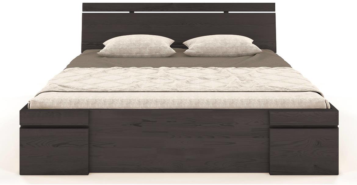 Skandica Sparta krevet 145,5x220x86 wenge