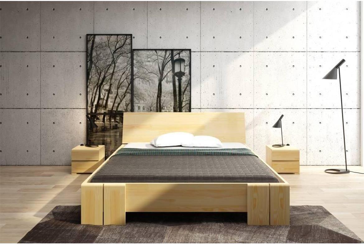 Krevet od bukve Skandica Vestre maxi 160X200 cm. prirodno