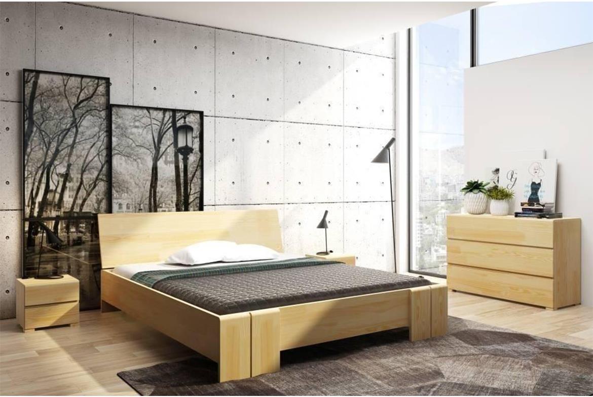 Krevet od bukve Skandica Vestre maxi 160X200 cm. prirodno