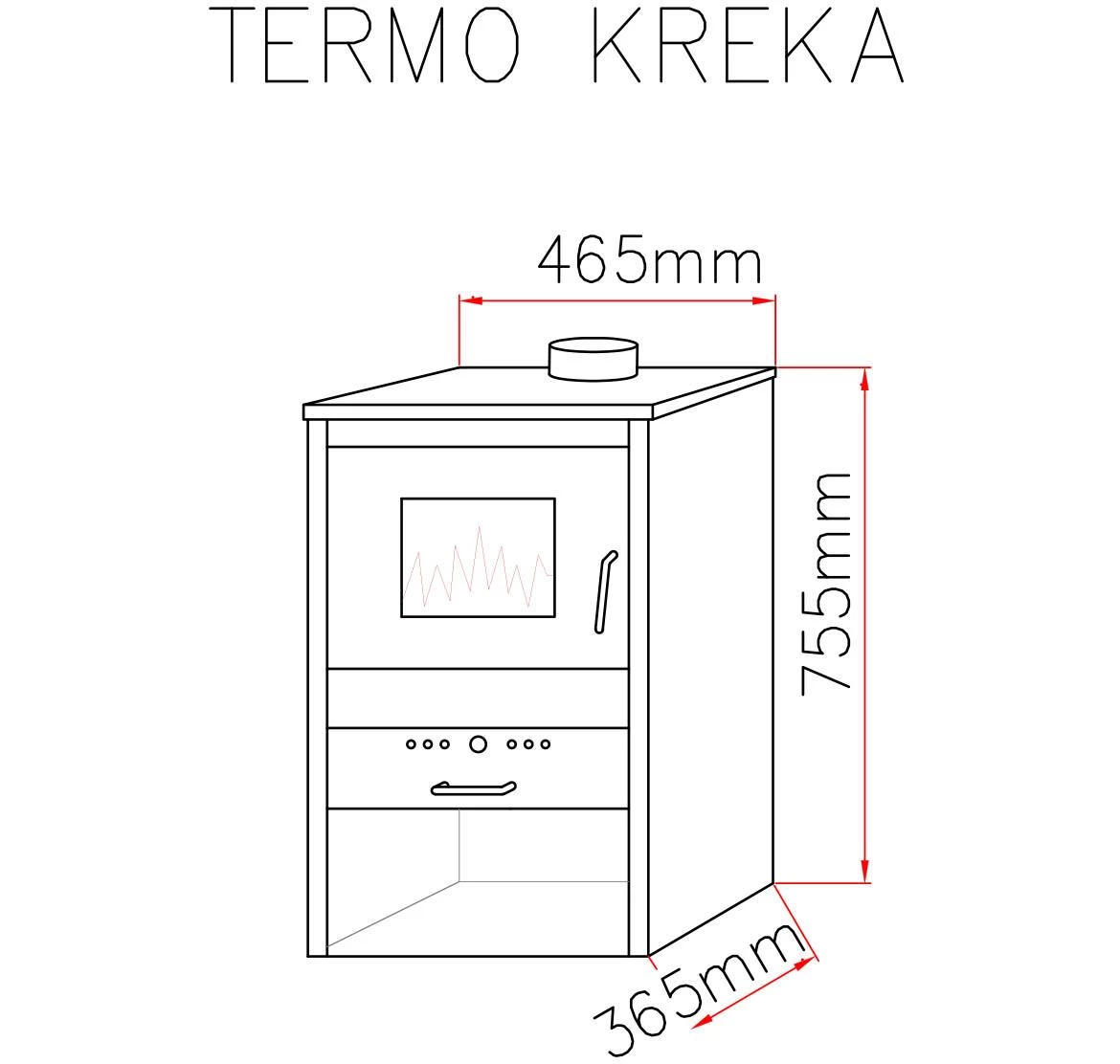 Pec Termokreka 7-8KW