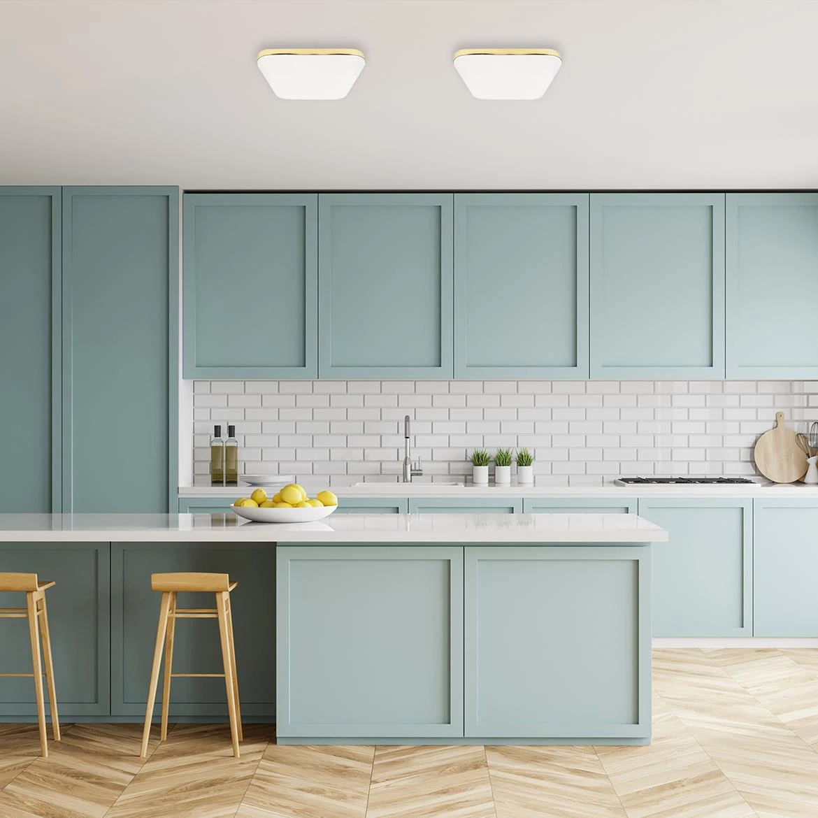 Plafonjera Reno LED 12W 4000K zlatna