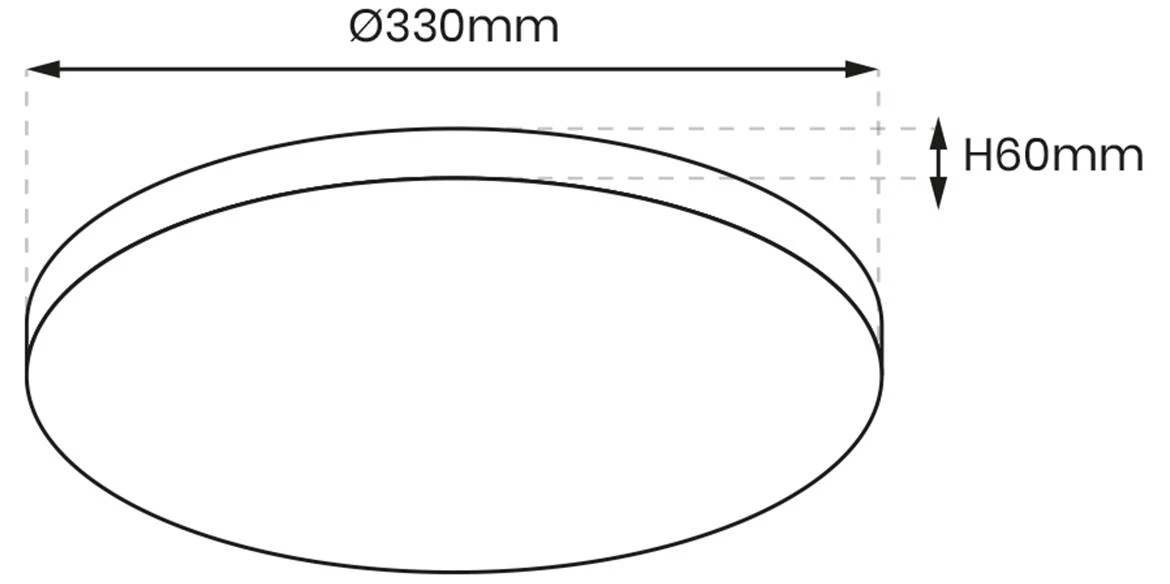Plafonjera Olympia LED 15W 4000K zlatna