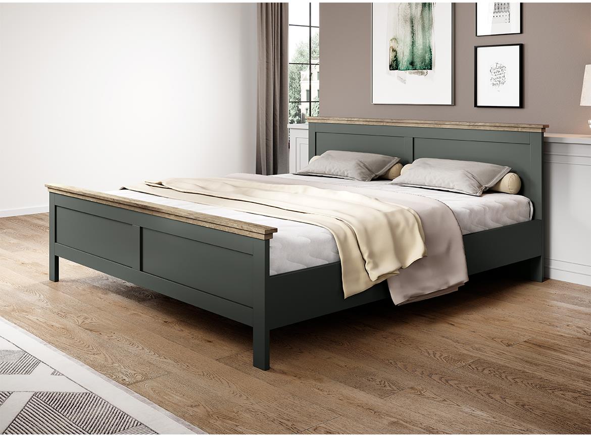 Evora 30 krevet bez podnice 151x211x89 cm zeleni