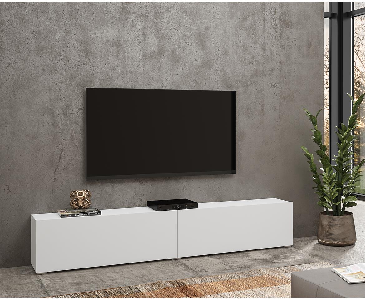 Ava 40 TV stalak 2 vrata 180x35x30 cm beli