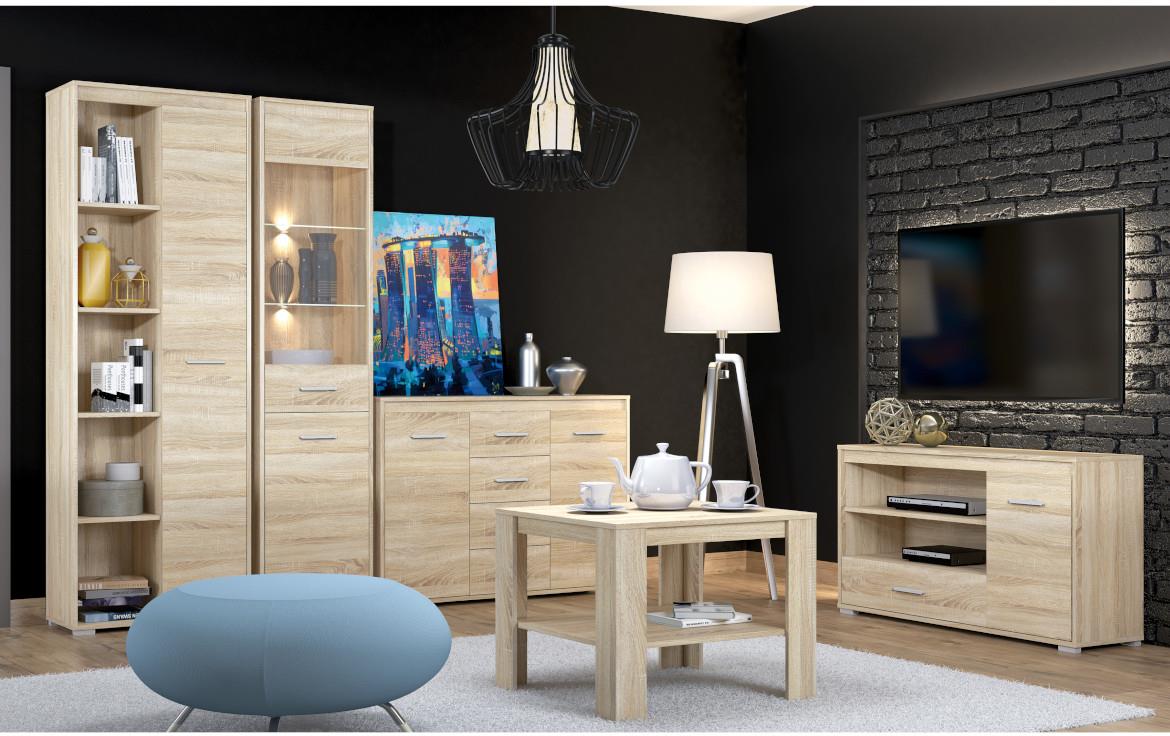 Avo 02 ormar 2 vrata 80x50x200 cm natur (sonoma hrast)
