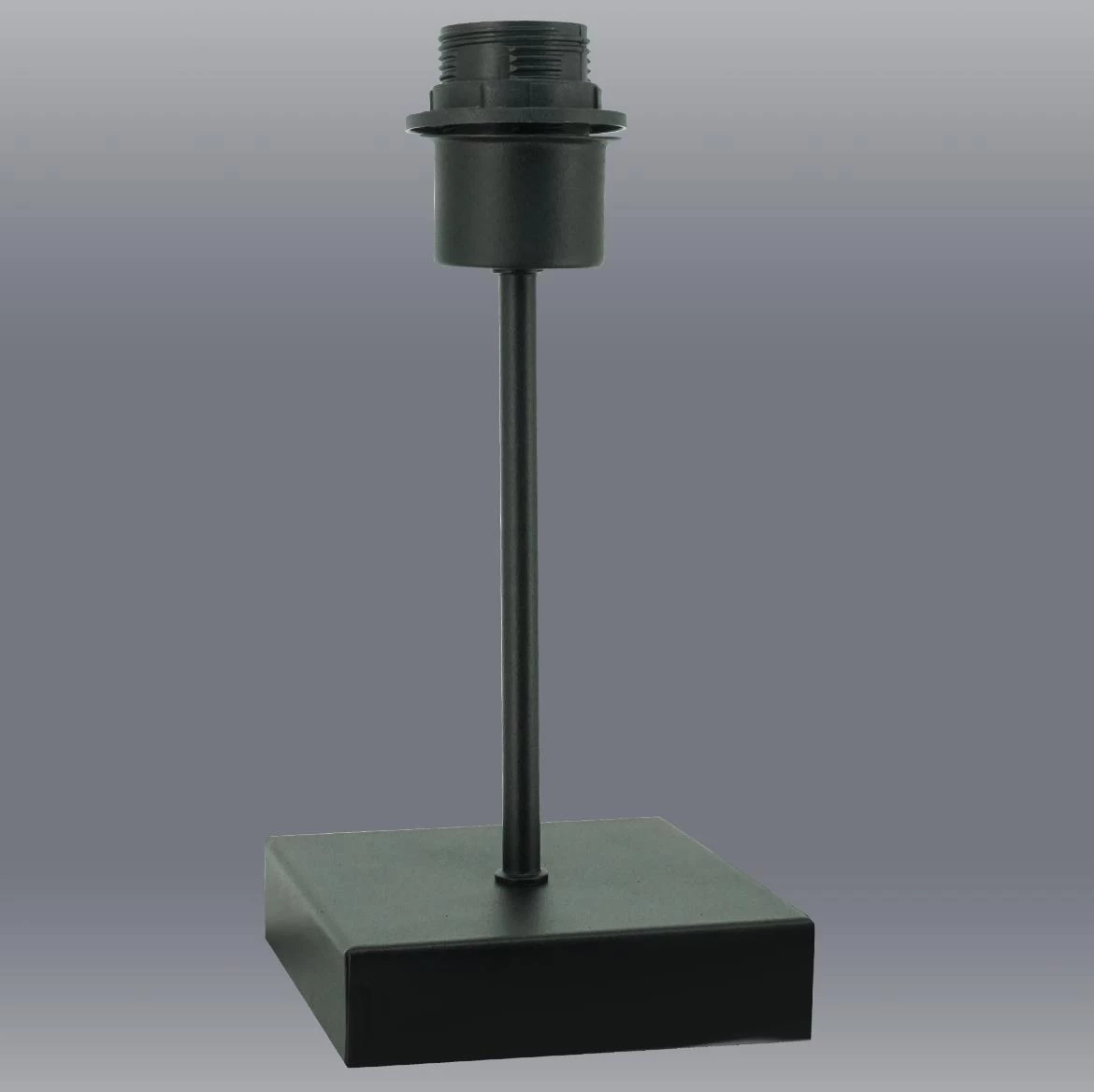 Baza za stonu svjetiljku Square E27 crna