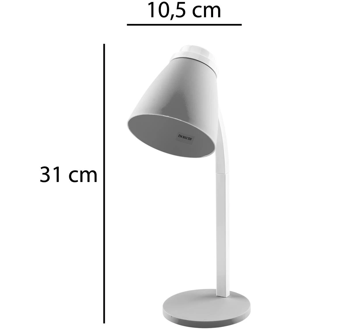 Stona lampa Monic narancasta