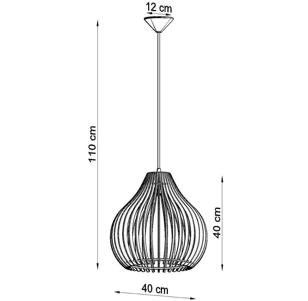 Viseca lampa Tupala 1