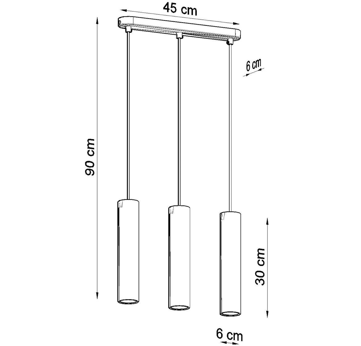 Viseca lampa Lapilla 3