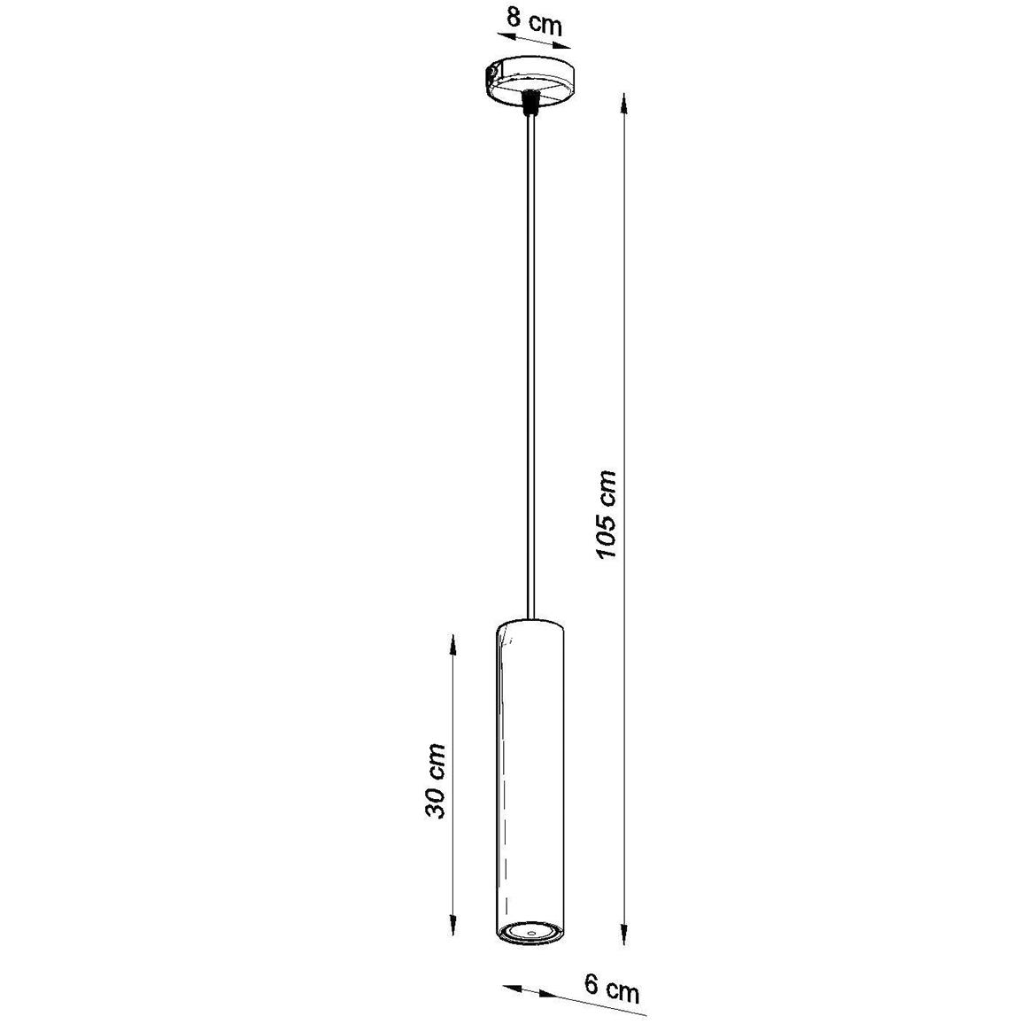 Viseca lampa Lapilla 1