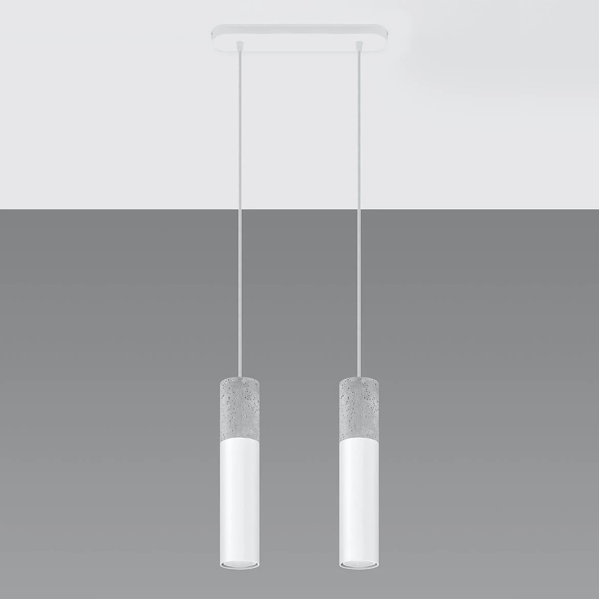 Viseca lampa Pennala 2 bela