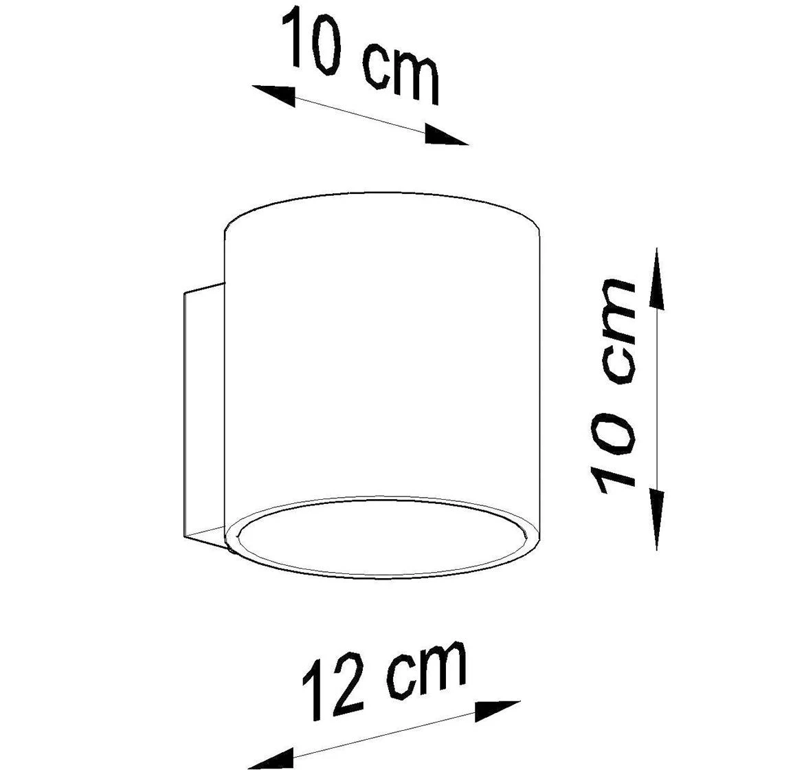 Zidna lampa Cindy Round