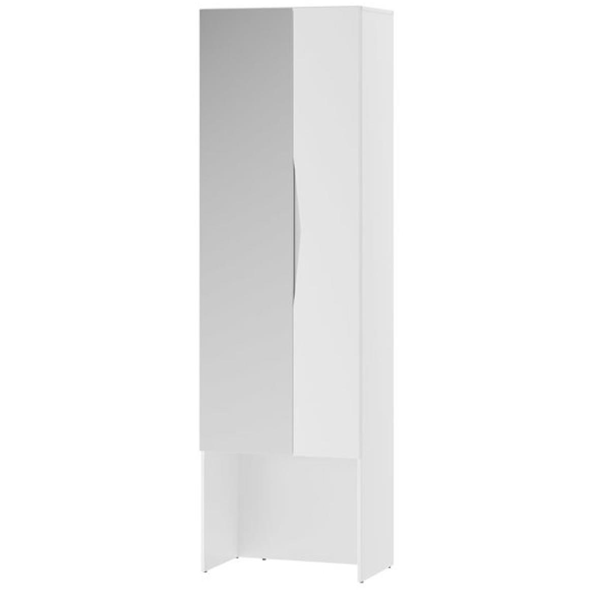 Lucca 08 ormar 2 vrata/ogledalo 60x38x199 cm beli