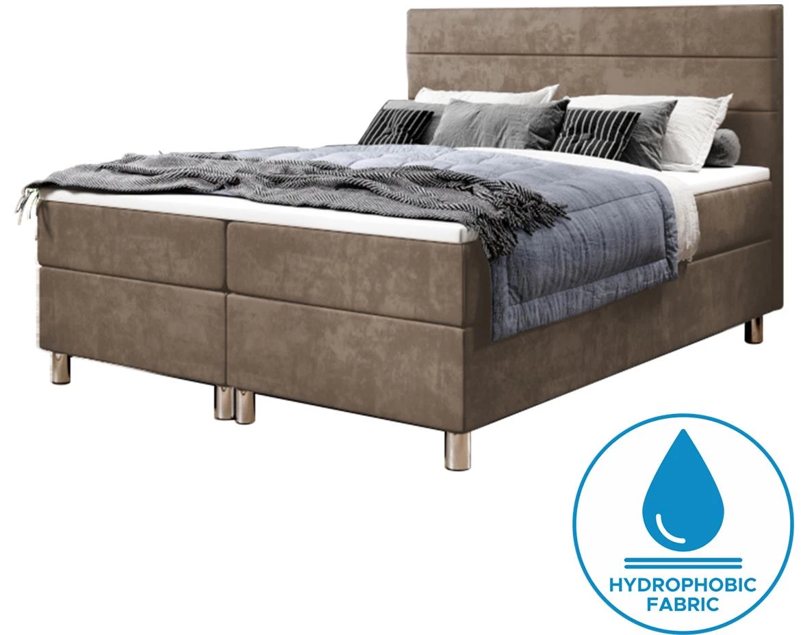 Calipso I krevet 160x206x110 cm svetlo braon (Monolith 15)