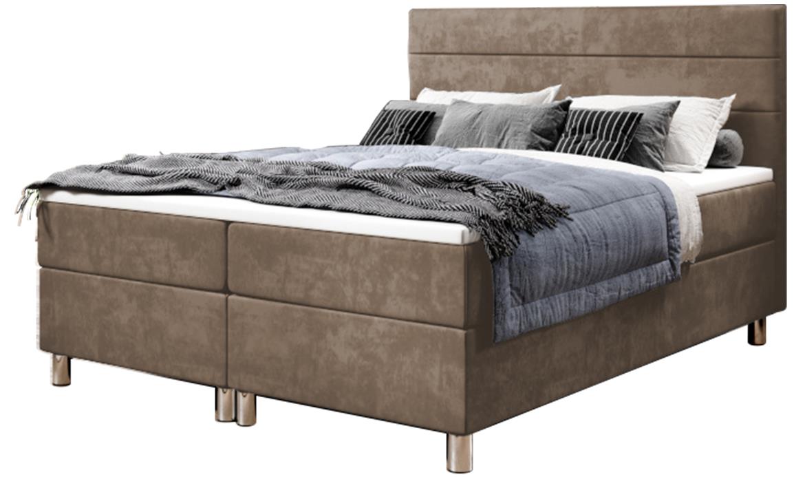 Calipso I krevet 160x206x110 cm svetlo braon (Monolith 15)