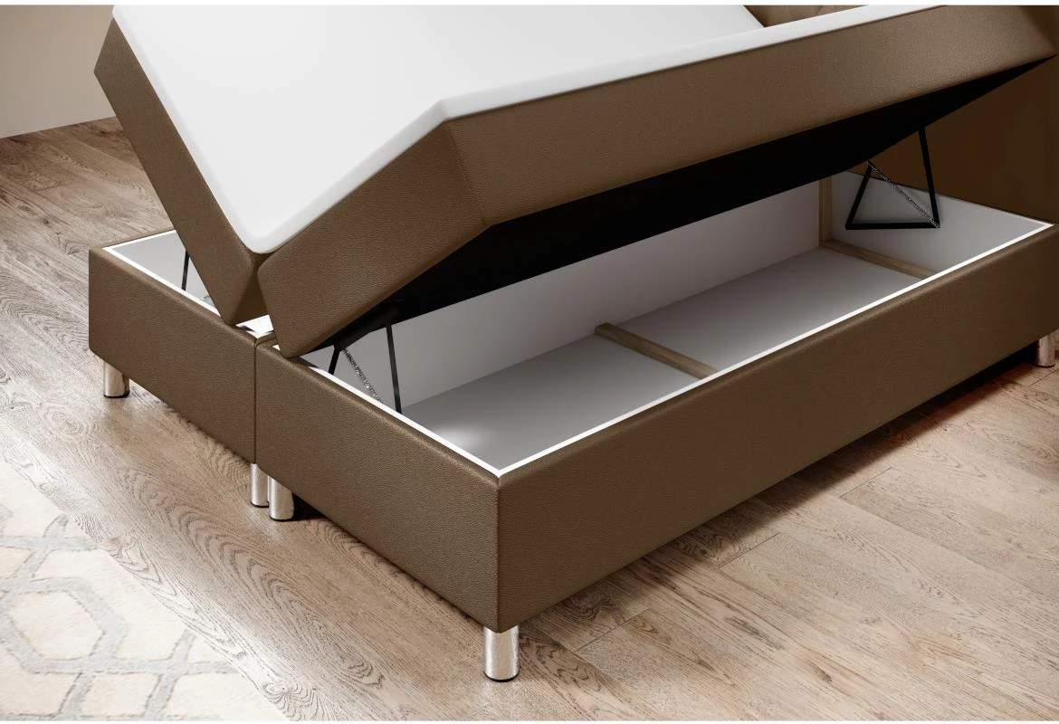 Calipso I krevet 160x206x110 cm svetlo braon (Monolith 15)