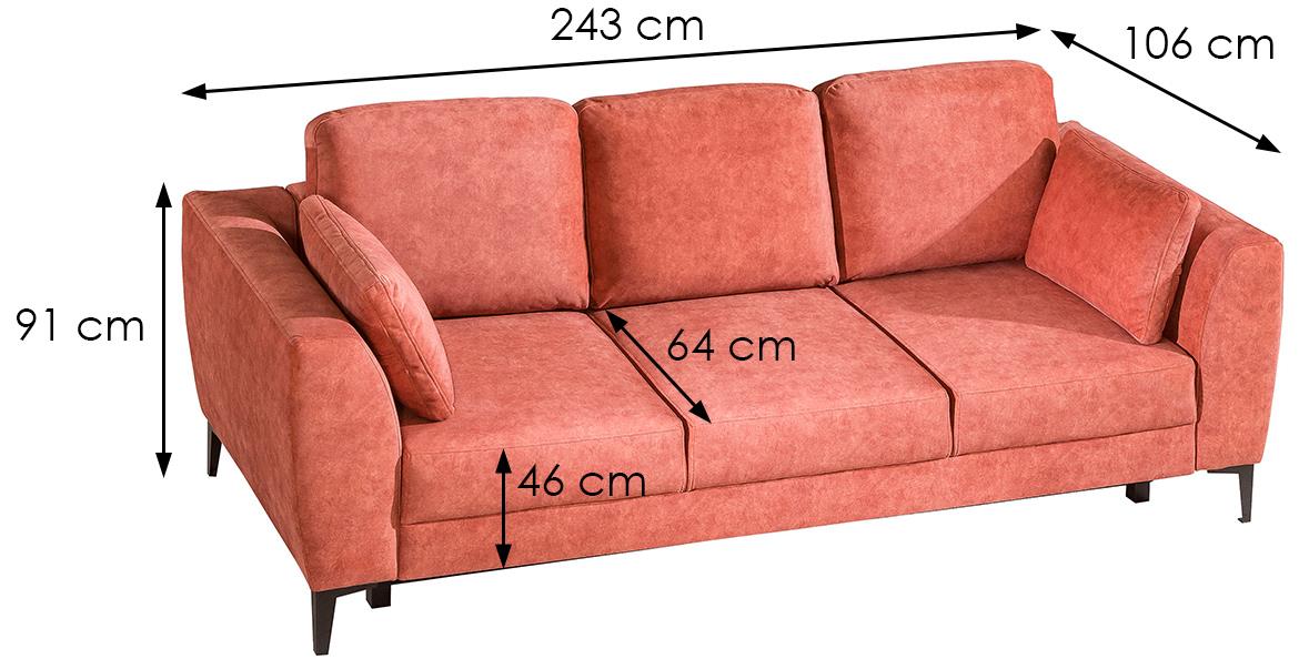 Marino trosed s ležajem i prostorom za odlaganje 243x106x91 Chill Me 15