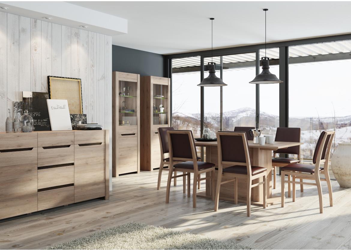Desjo 52 nocni ormaric 1 fioka 57x42x51 cm natur (San Remo hrast)