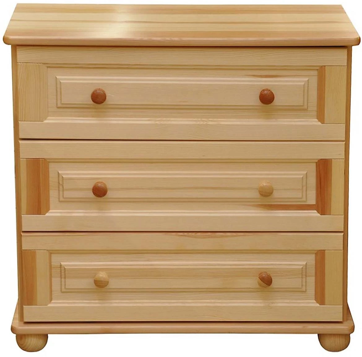 Merkury komoda K6 3 fioke 80x40x126 cm natur