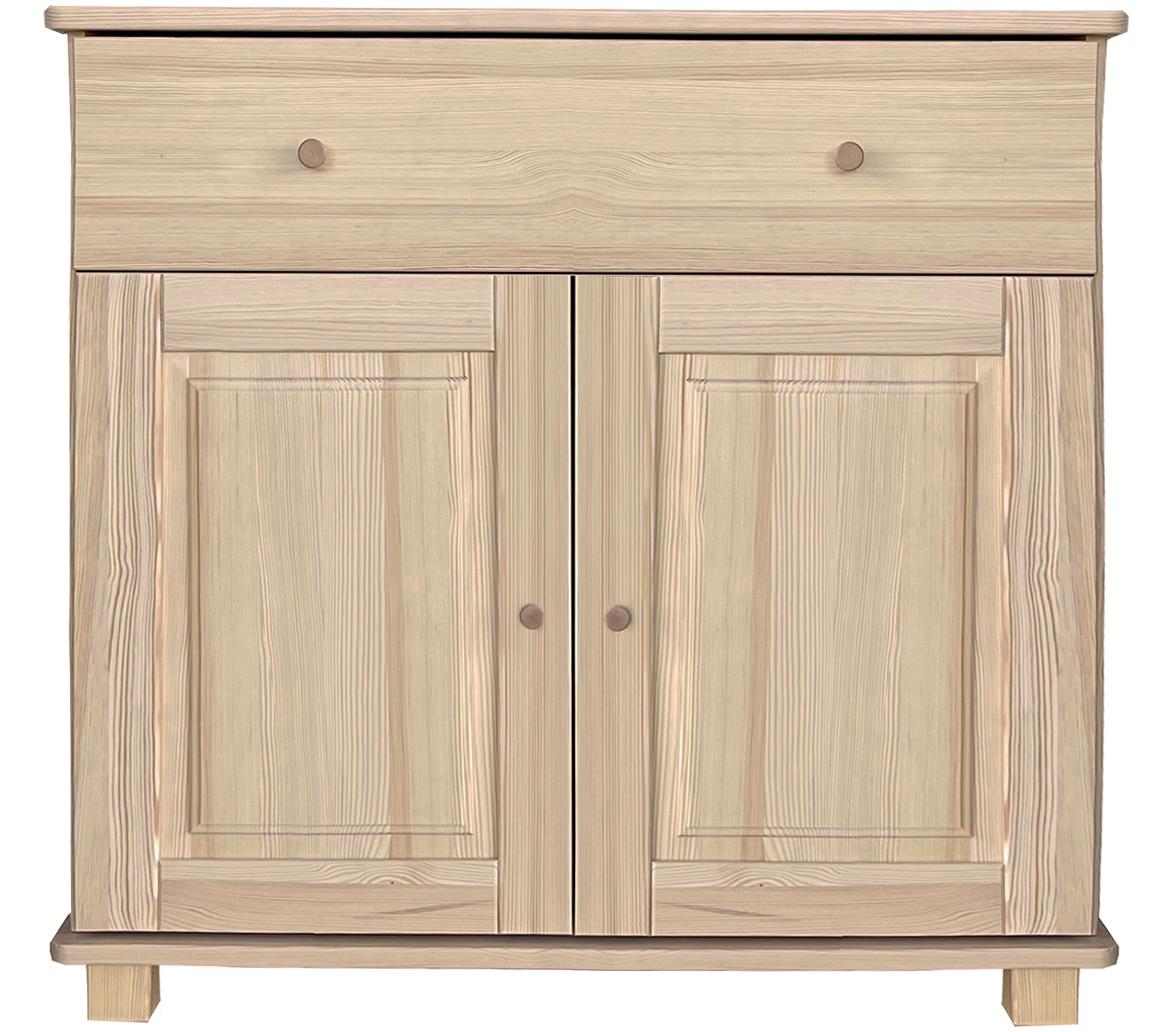 Komoda 41 2 vrata+1 fioka 90x40x86 cm svetli natur