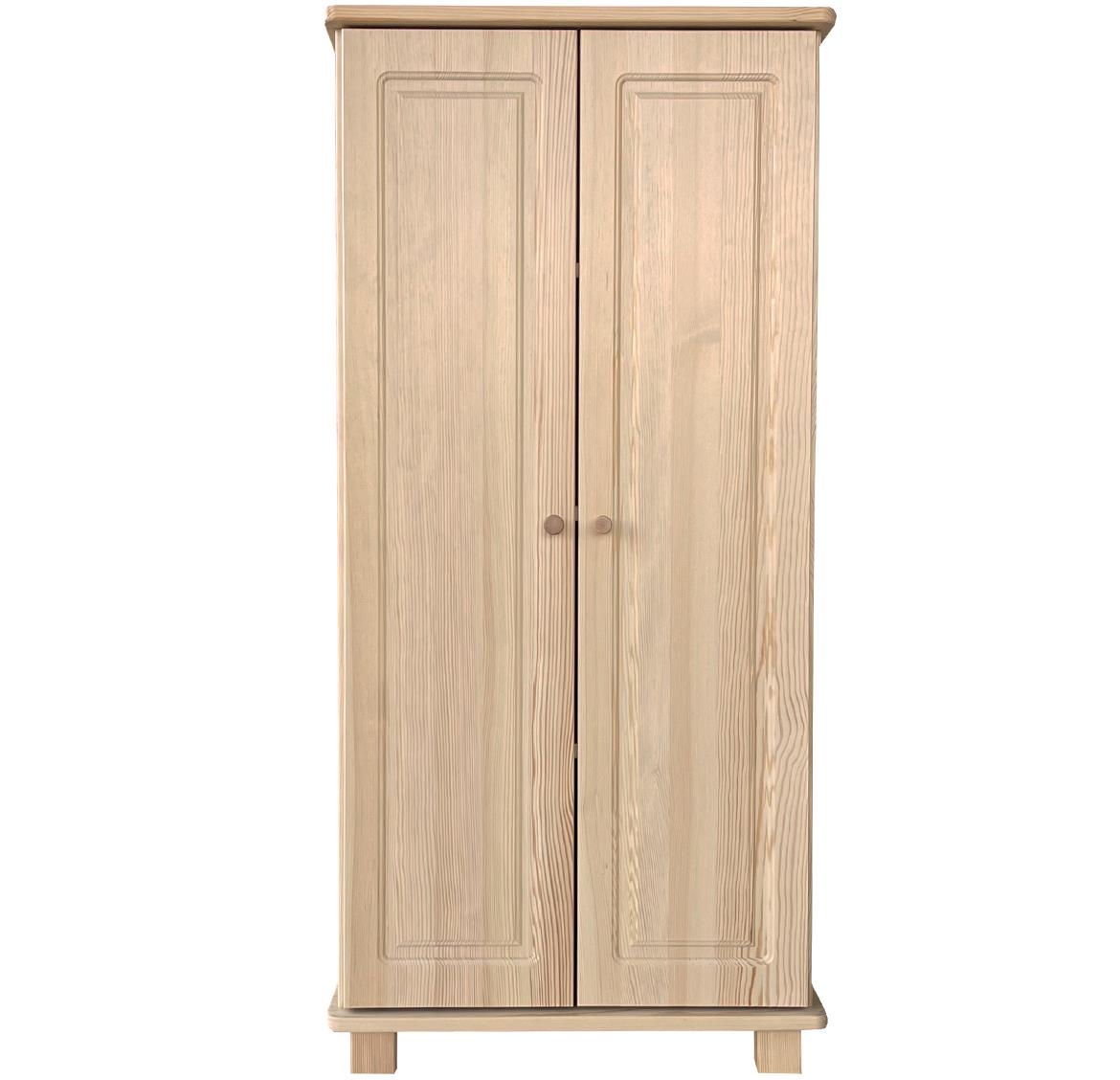 Komoda 2 vrata 60x40x122 cm svetli natur