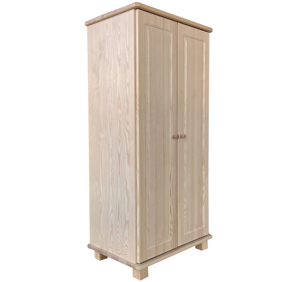 Komoda 2 vrata 60x40x122 cm svetli natur