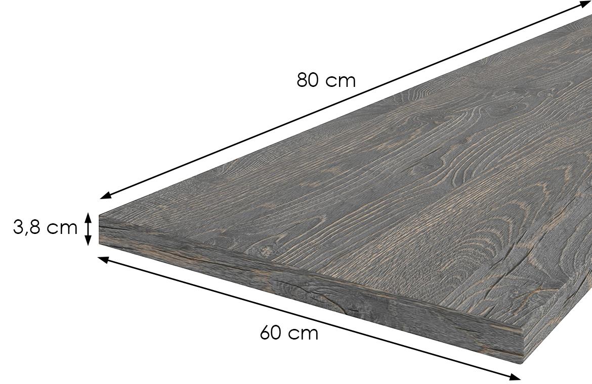 38-R20351 RADNA PLOCA 80X60X3,8 FLAMED WOOD SIVA