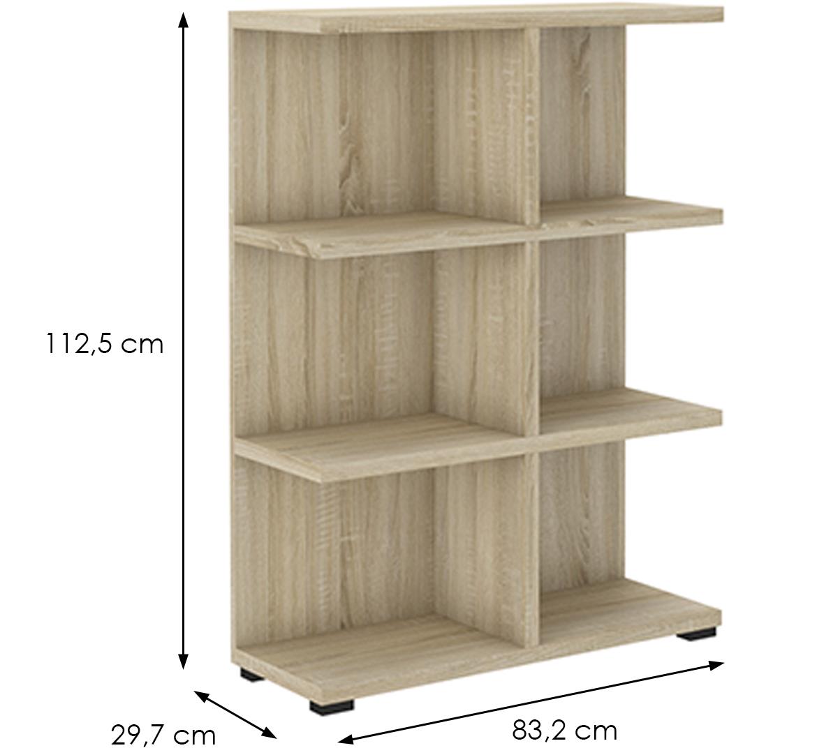 More 06 polica 84x30x113 cm natur (sonoma hrast)