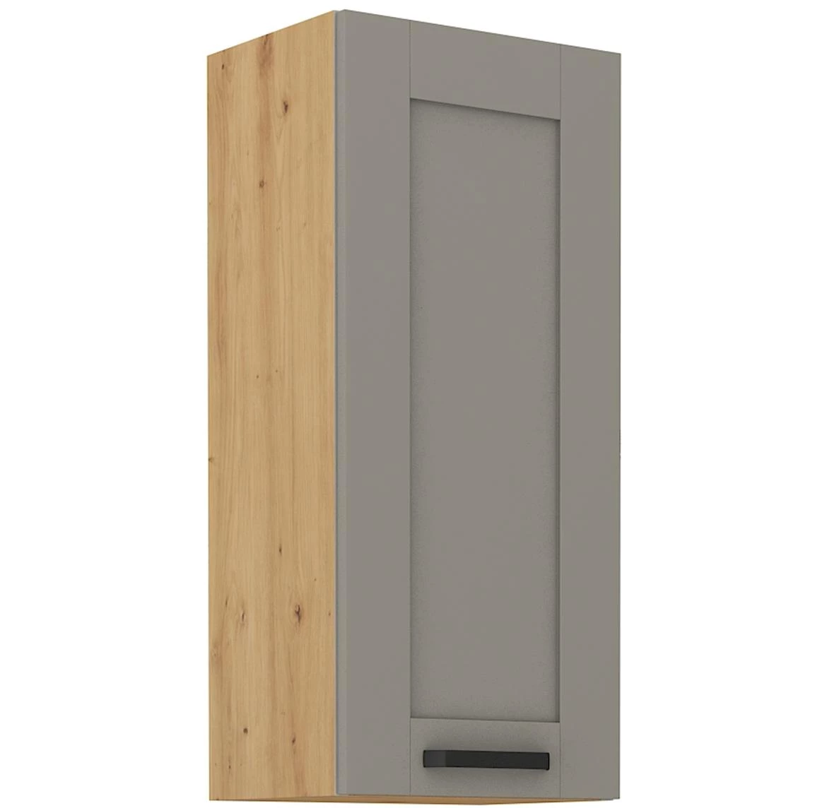 Luna 40G-90 1F ormar kuhinjski 40x31x90 cm siva/natur (artisan hrast)