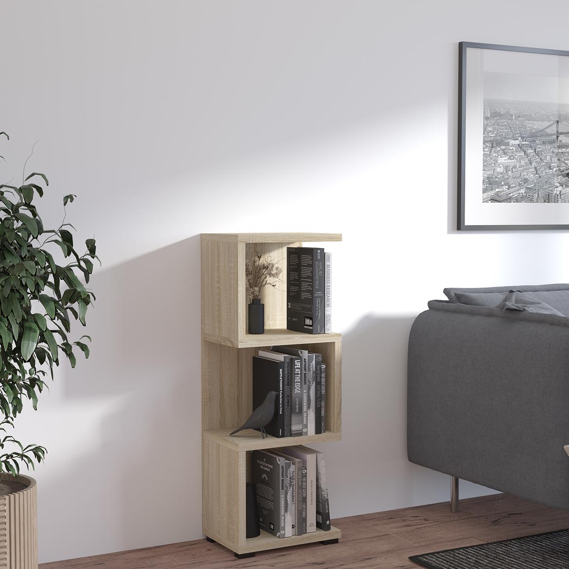 More 02 polica 42x30x113 cm sonoma hrast