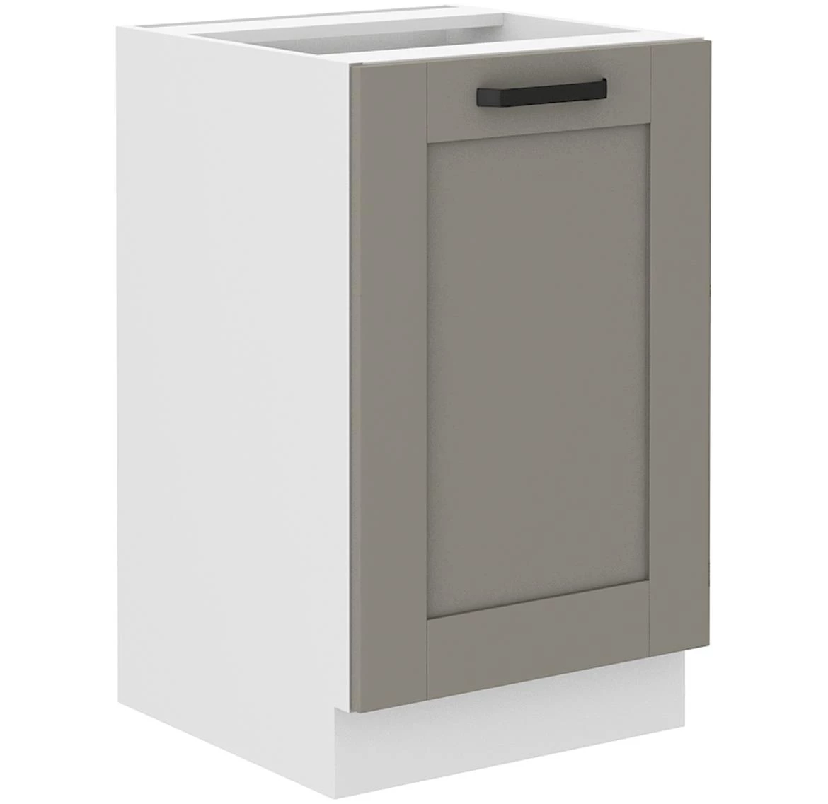 Luna 50 PLN 1F BB kuhinjski ormaric 1 vrata 50x52x82 cm siva/bela