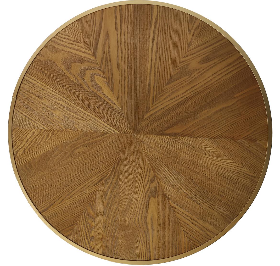 Cosy klub sto 60x60x35 cm natur/crna