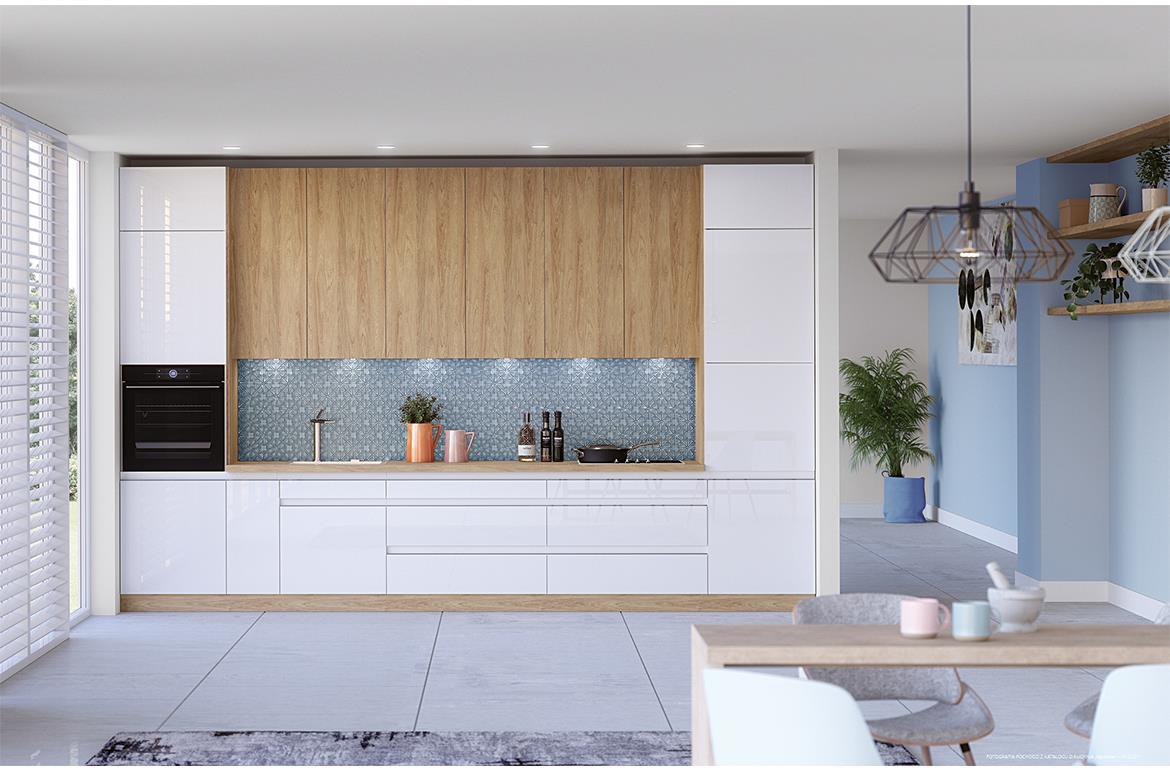 Campari DSW6/3 kuhinjski element 3 fioke 60x54x72 cm beli visoki sjaj