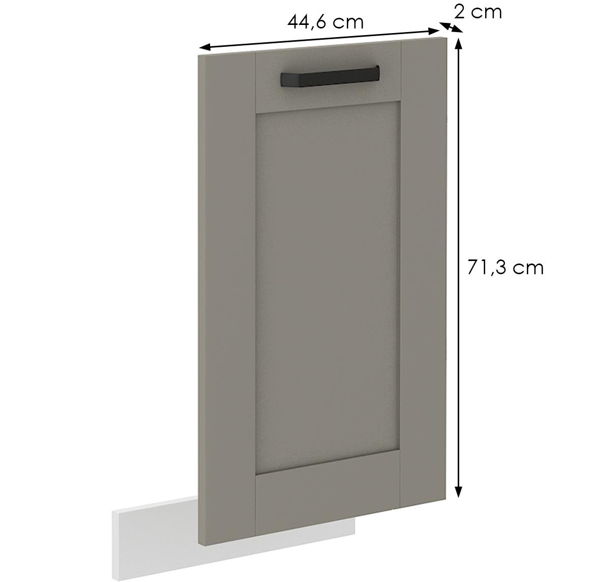 Luna kuhinjska fronta 44,6x2x71,3 cm siva