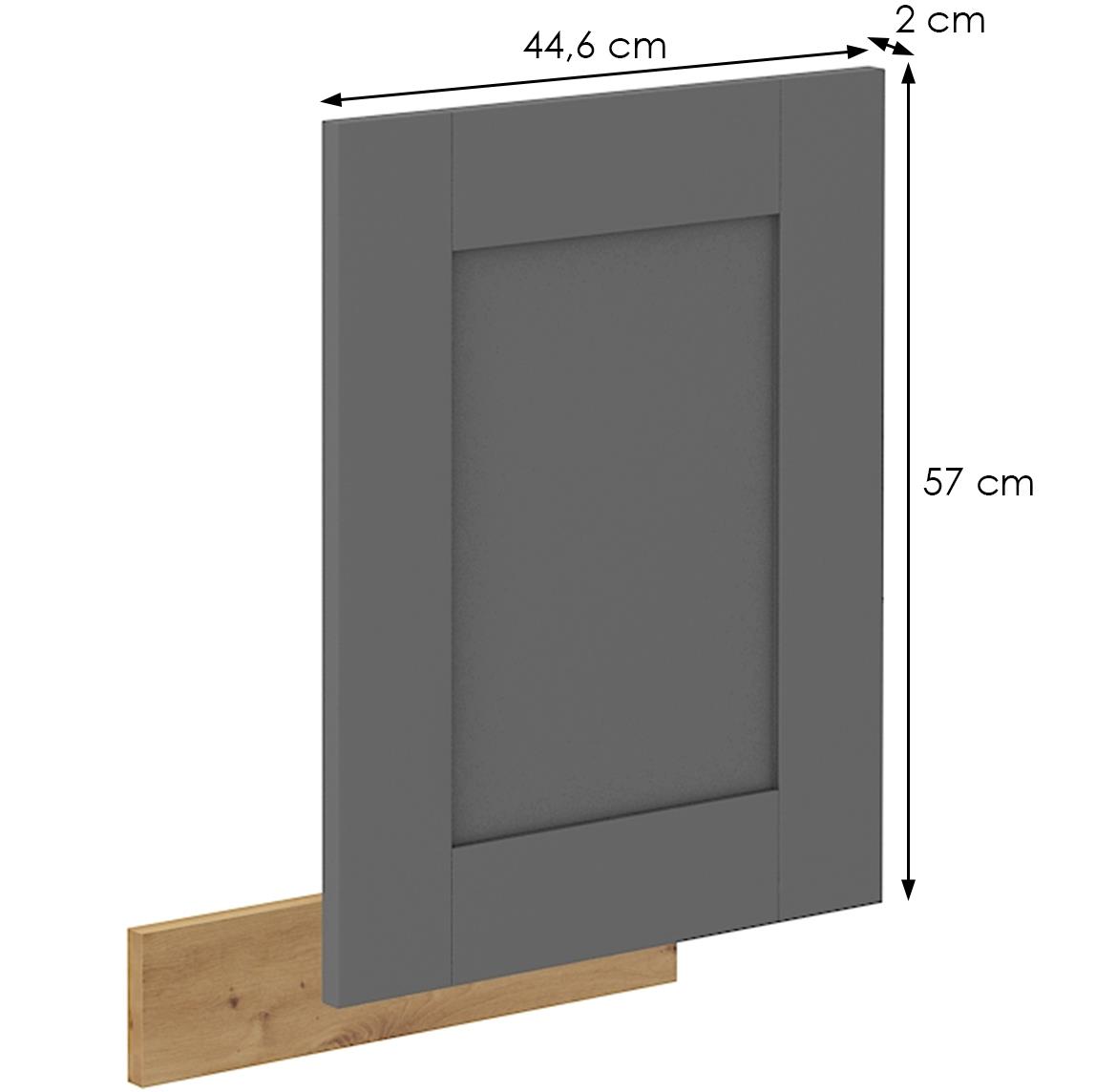 Luna kuhinjska fronta 44,6x2x57 cm tamno siva