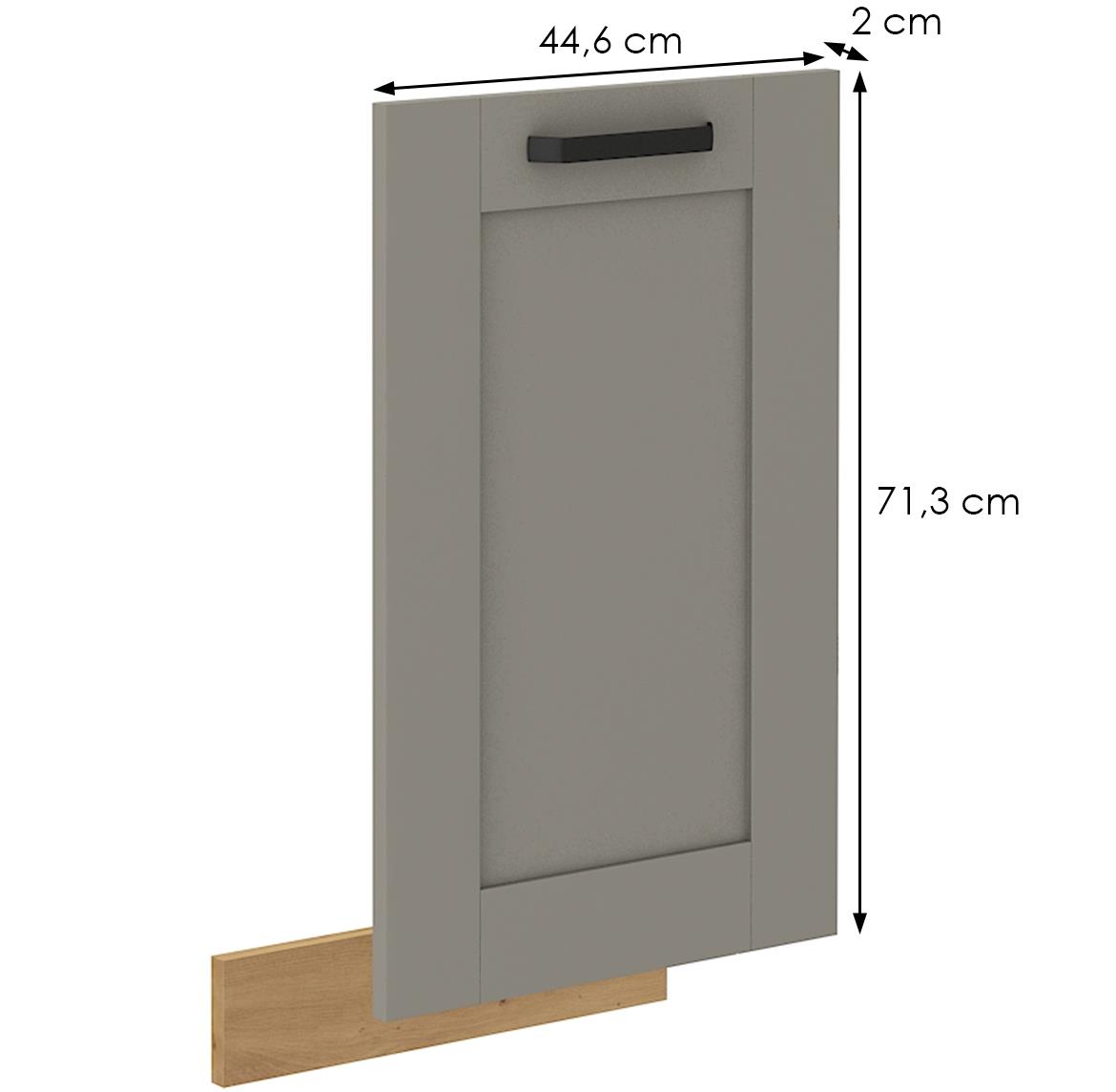 Luna kuhinjska fronta 44,6x2x71,3 cm siva