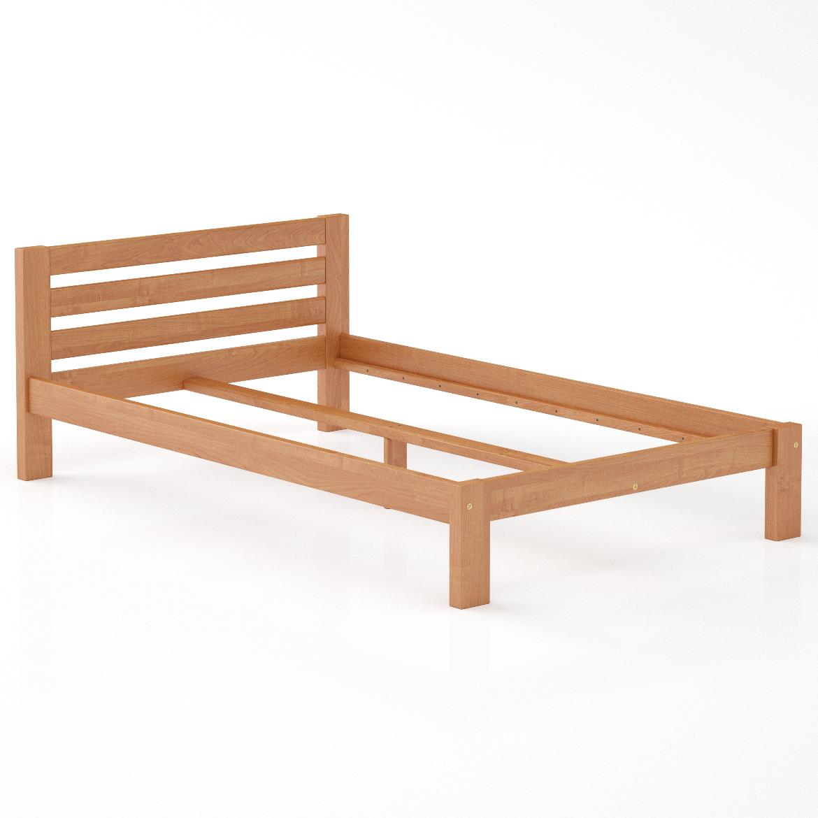 Drveni krevet LK105 128,5x209,5x72 cm bukva