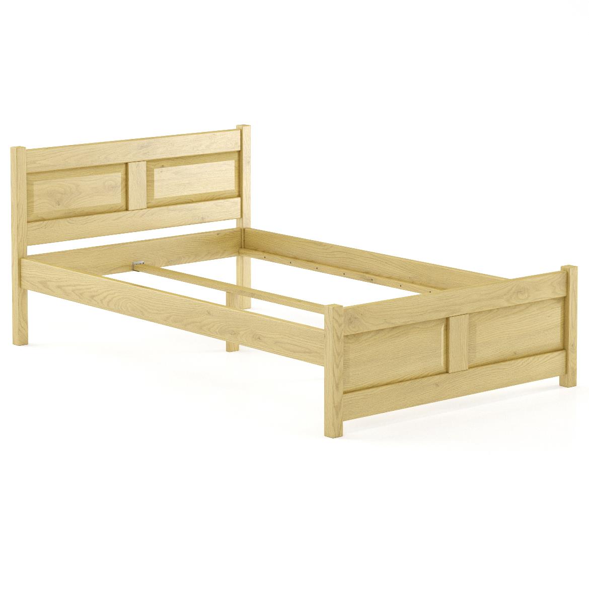 Drveni krevet LK109 127,5x209,5x85,5 cm natur