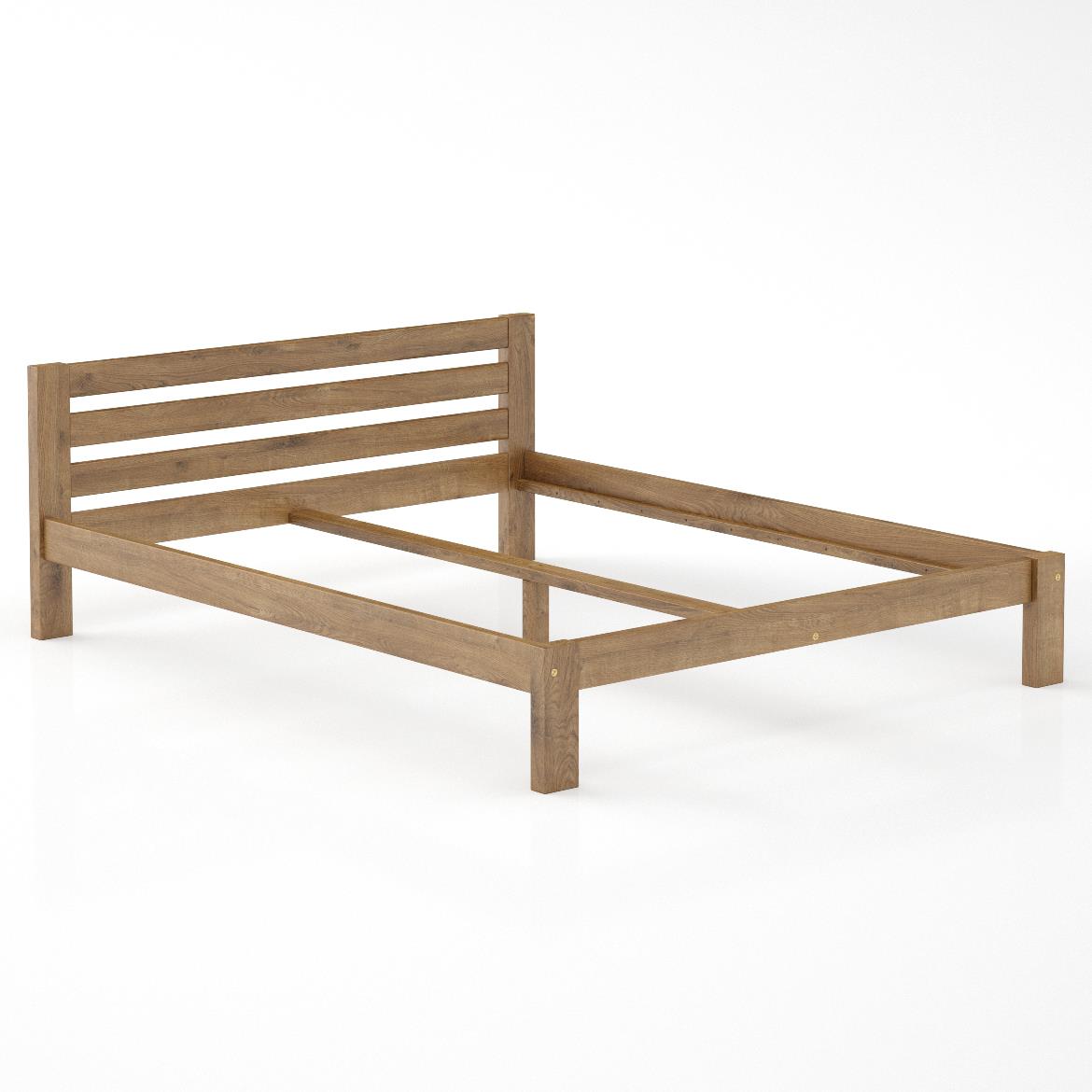 Drveni krevet LK105 168,5x209,5x72 cm hrast