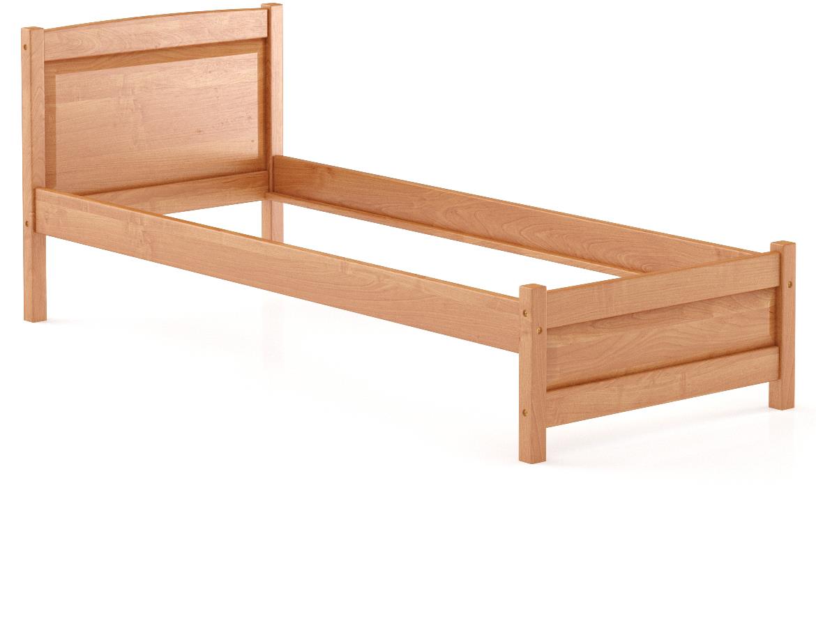 Drveni krevet LK125 87,5x207x68,5 cm bukva