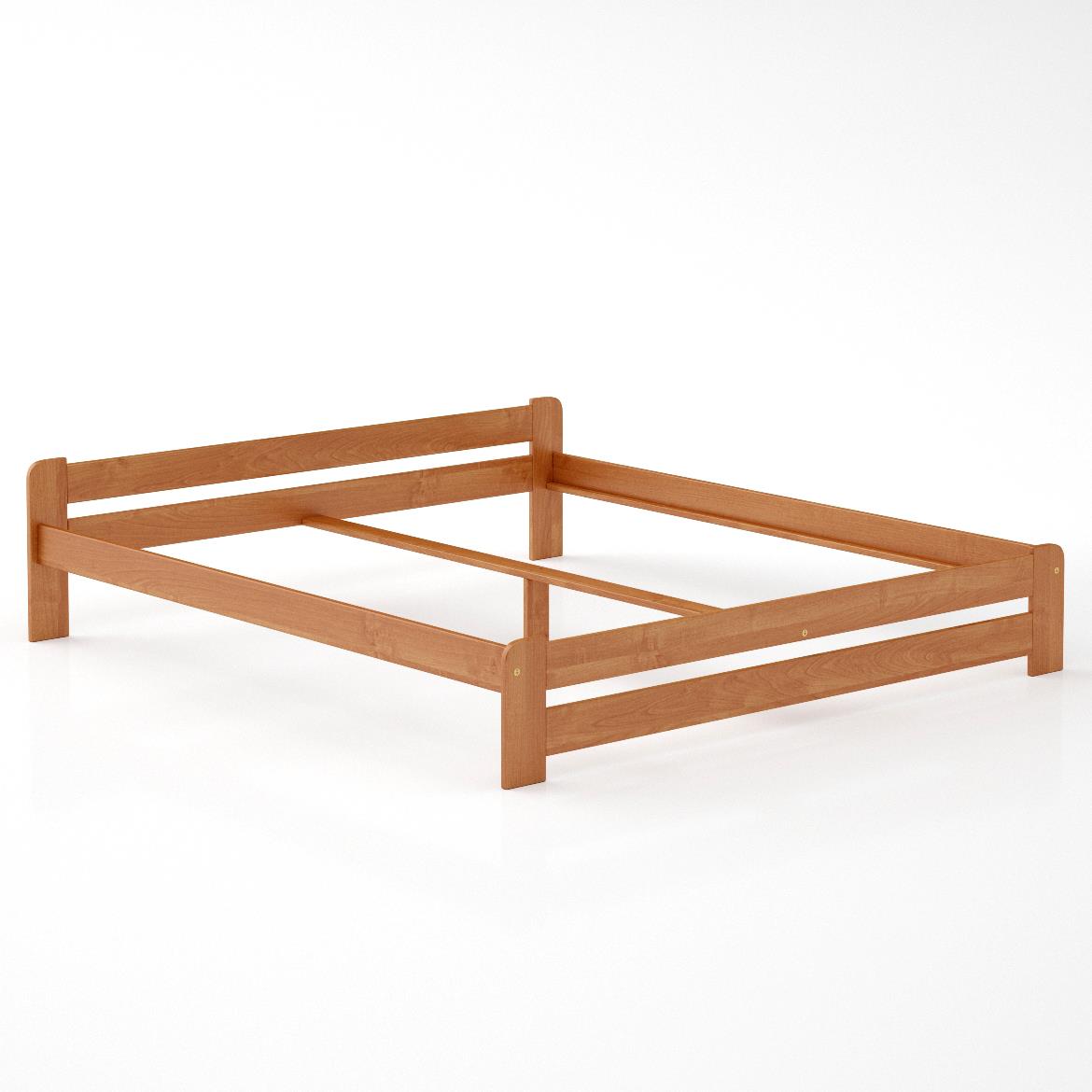 Drveni krevet LK099 184x204x50 cm bukva
