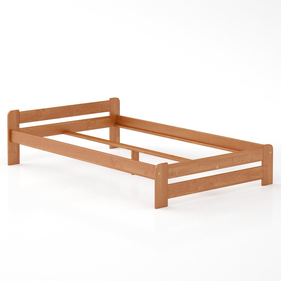 Drveni krevet LK099 124x204x50 cm bukva