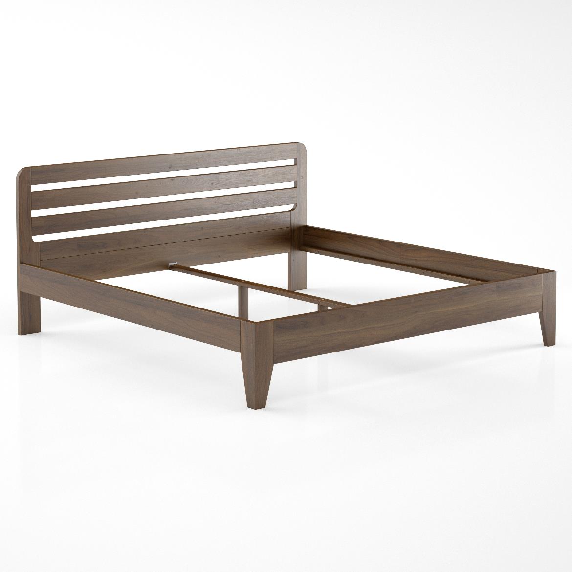 Drveni krevet LK189 186x206x40 cm smedi