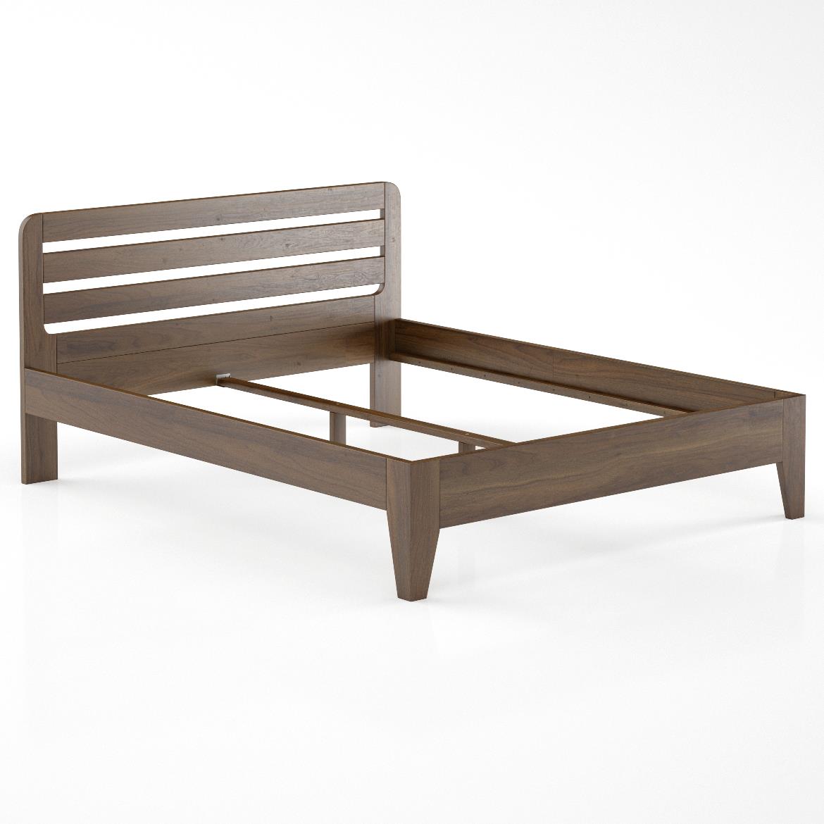 Drveni krevet LK189 166x206x40 cm smedi