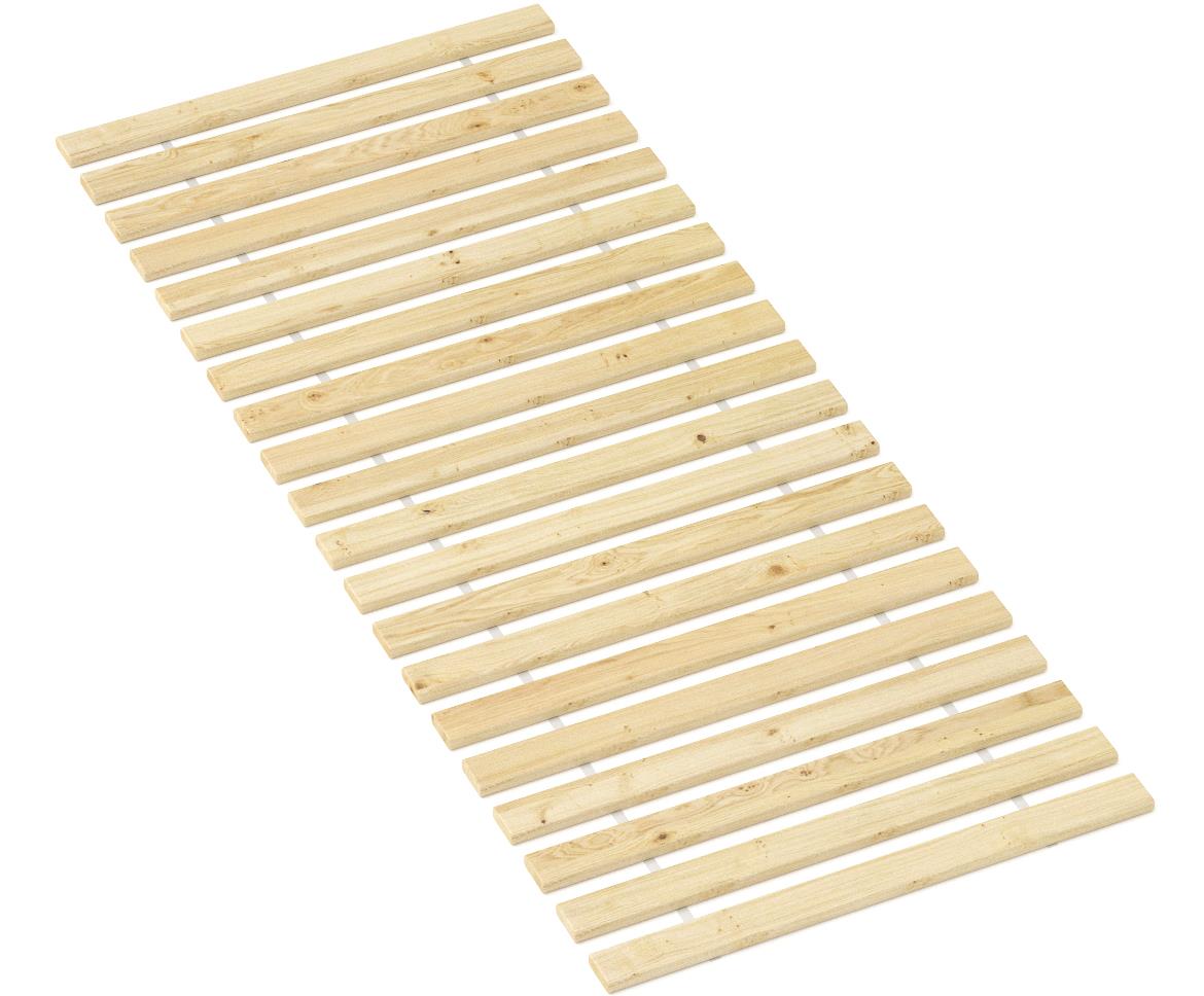 Drvena podnica za krevet 90x200x2 cm natur