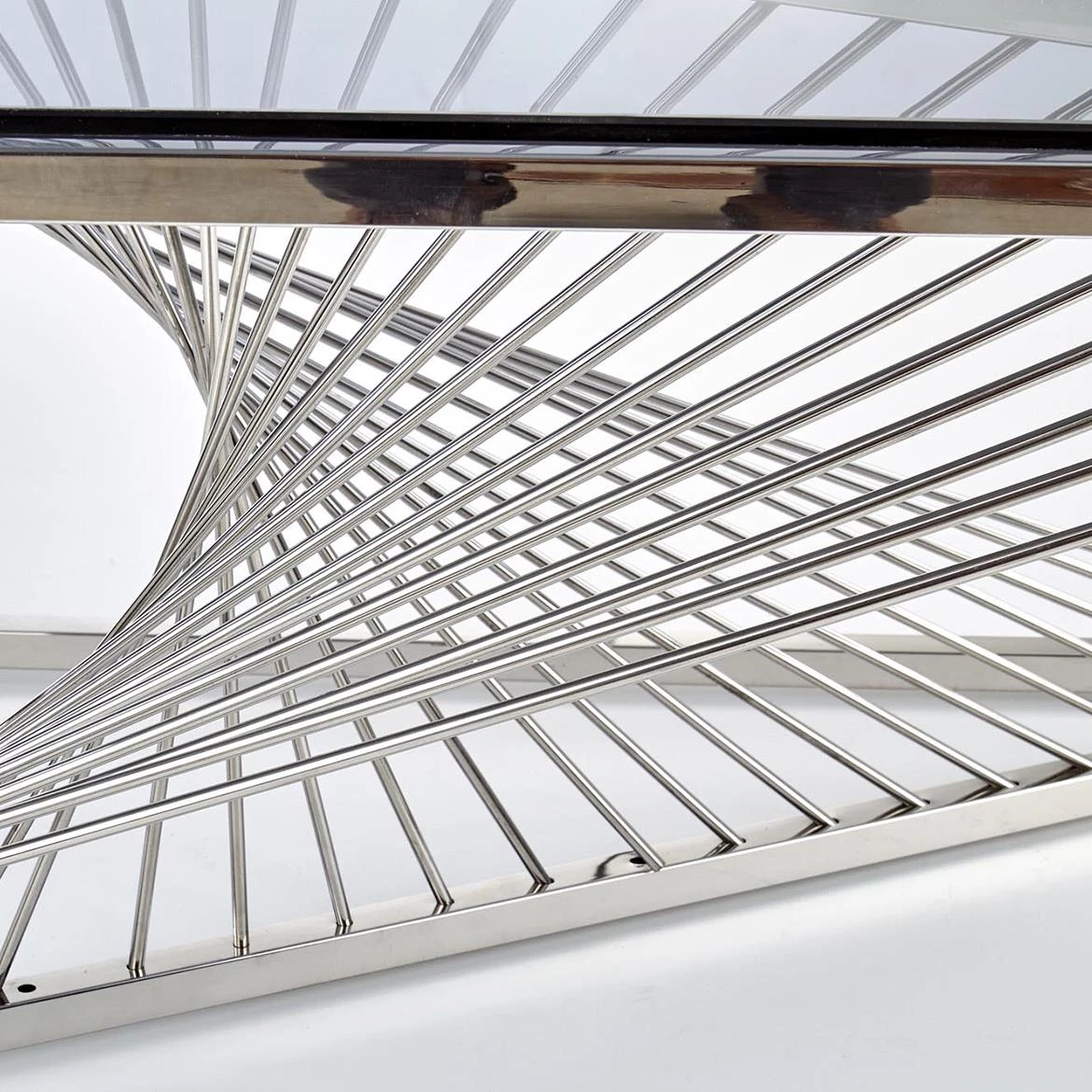 Infinity stocic 120x60x45 cm staklo/hrom metal