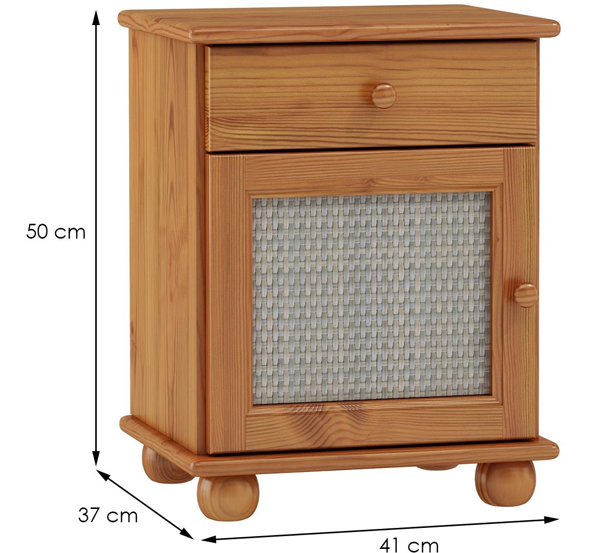 Nocni ormaric 1 vrata+1 fioka 37x41x50 cm joha
