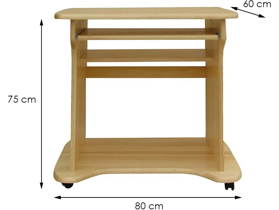 Radni sto 79x58x76 cm natur
