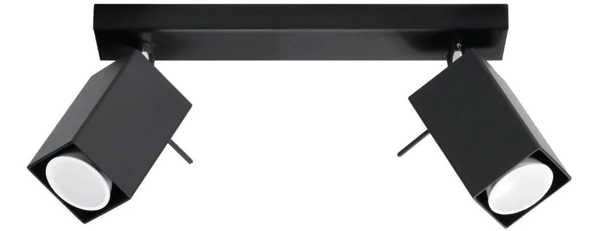 Stropna lampa Merida 2 crna